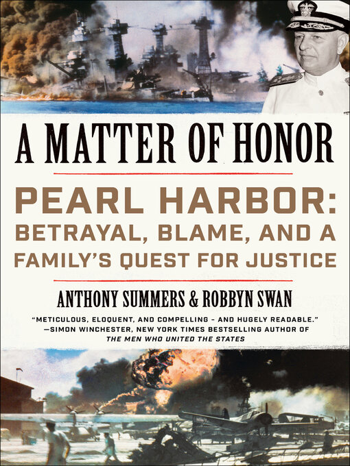 Title details for A Matter of Honor by Anthony Summers - Wait list